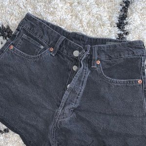 Black H&M denim shorts